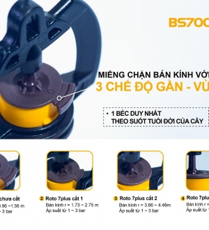 Béc Tưới cục bộ BS7000-PLus 90l