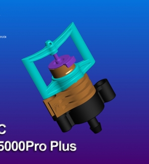 Béc bù áp BS5000Pro Plus - chuyên dùng tưới cây ăn trái vùng đất đồi dốc