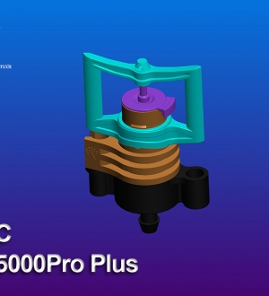 Béc bù áp BS5000Pro Plus - chuyên dùng tưới cây ăn trái vùng đất đồi dốc
